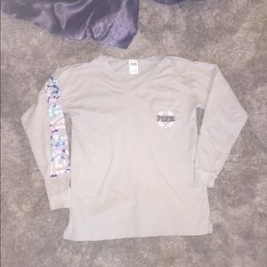 Love Pink Floral Long Sleeve